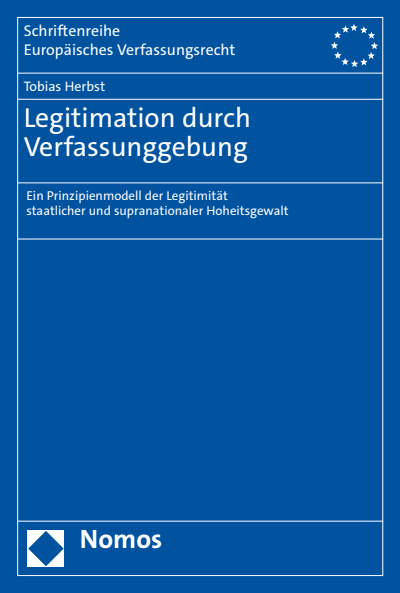 Cover of book: Legitimation durch Verfassunggebung