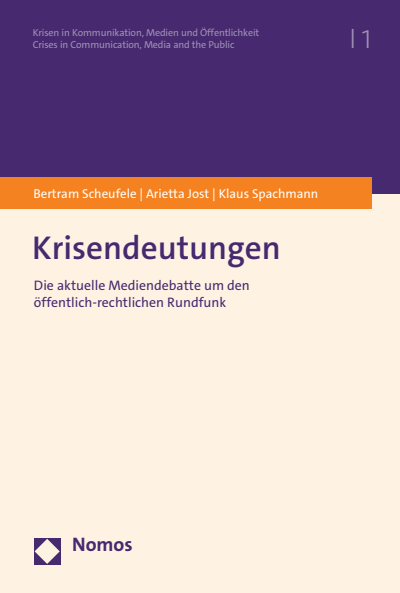Cover of book: Krisendeutungen
