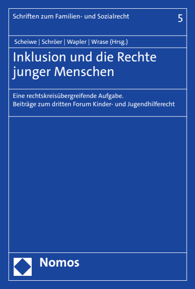 Cover des Buchs: Inklusion und die Rechte junger Menschen
