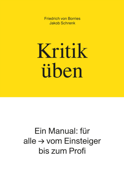 Cover of book: Kritik üben