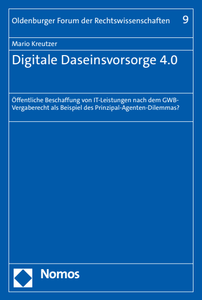Cover des Buchs: Digitale Daseinsvorsorge 4.0