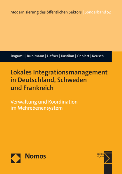 Cover des Buchs: Lokales Integrationsmanagement in Deutschland, Schweden und Frankreich