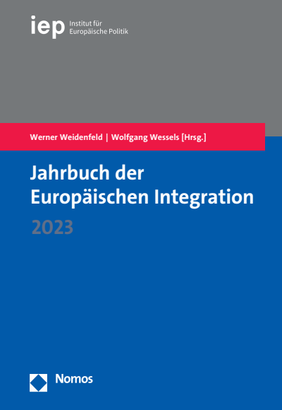Cover of book: Jahrbuch der Europäischen Integration 2023