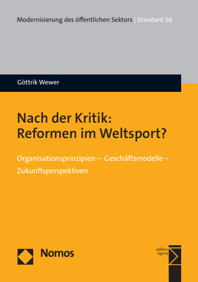 Cover of book: Nach der Kritik: Reformen im Weltsport?
