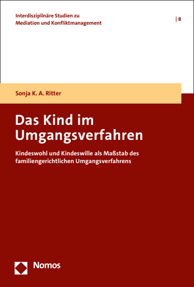 Cover of book: Das Kind im Umgangsverfahren