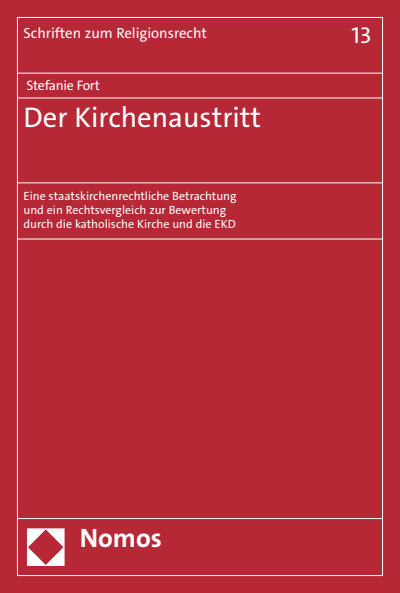 Cover of book: Der Kirchenaustritt