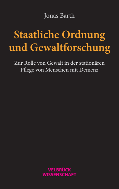Cover des Buchs: Staatliche Ordnung und Gewaltforschung