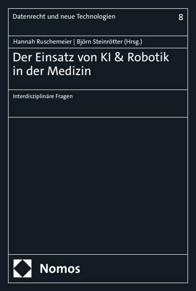 Cover of book: Der Einsatz von KI & Robotik in der Medizin