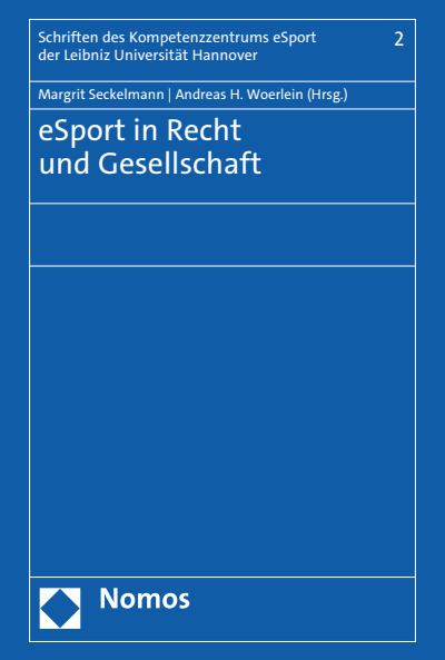 Cover of book: eSport in Recht und Gesellschaft