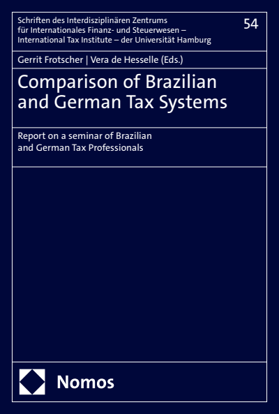 Cover of book: Comparison of Brazilian and German Tax Systems