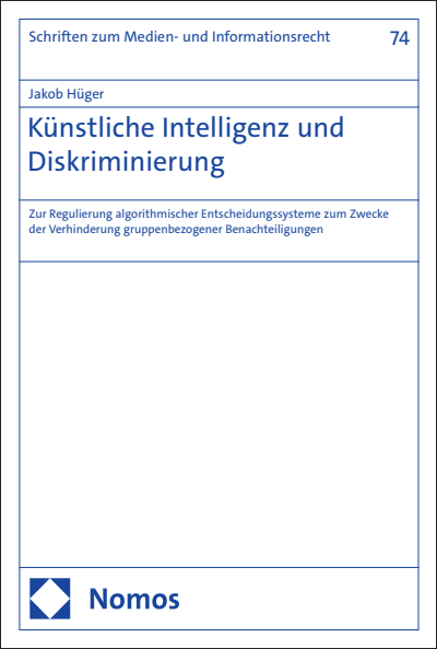 Cover of book: Künstliche Intelligenz und Diskriminierung