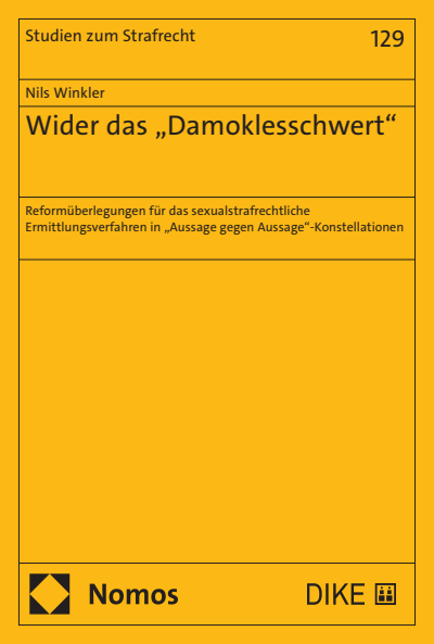 Cover des Buchs: Wider das „Damoklesschwert“