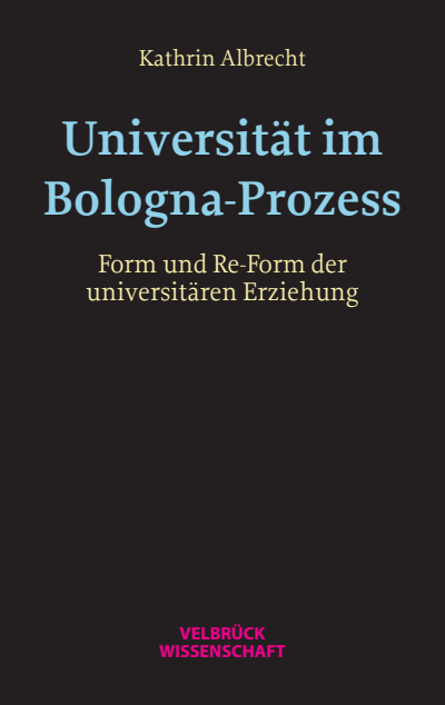 Cover of book: Universität im Bologna-Prozess