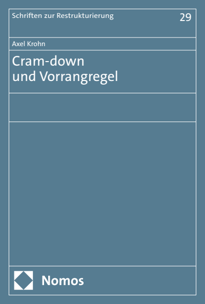 Cover of book: Cram-down und Vorrangregel