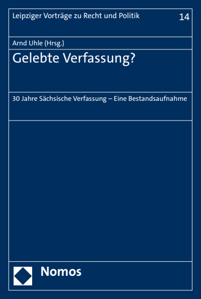 Cover of book: Gelebte Verfassung?