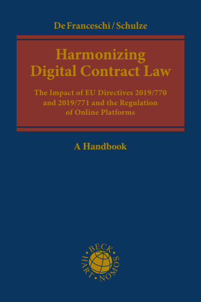 Cover des Buchs: Harmonizing Digital Contract Law