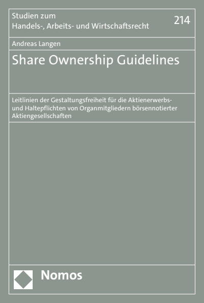 Cover des Buchs: Share Ownership Guidelines