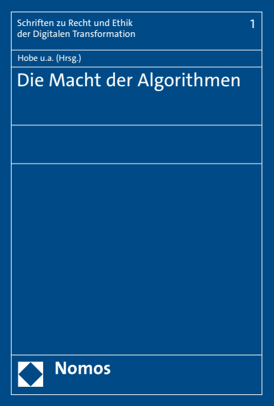 Cover des Buchs: Die Macht der Algorithmen