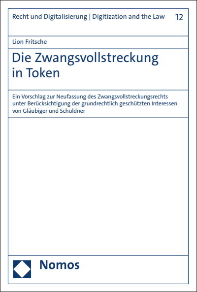 Cover des Buchs: Die Zwangsvollstreckung in Token