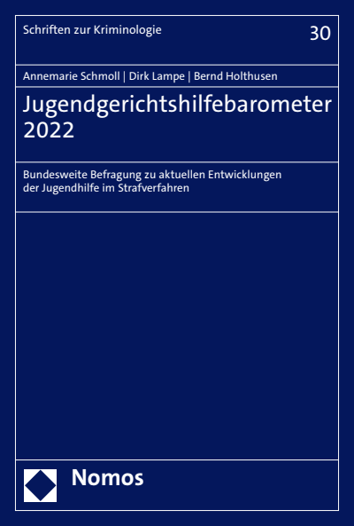Cover des Buchs: Jugendgerichtshilfebarometer 2022