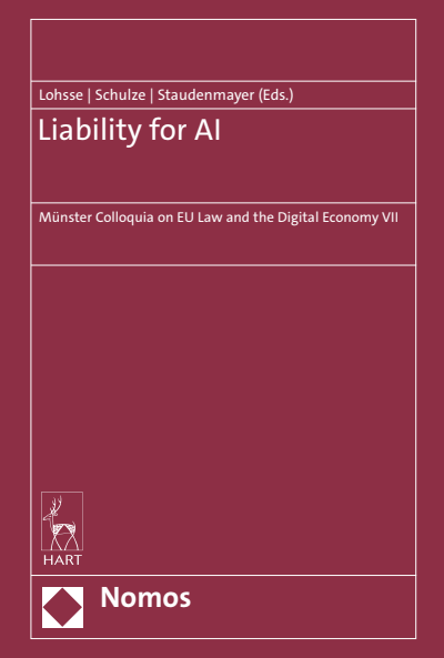 Cover des Buchs: Liability for AI
