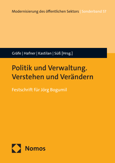 Cover of book: Politik und Verwaltung. Verstehen und Verändern