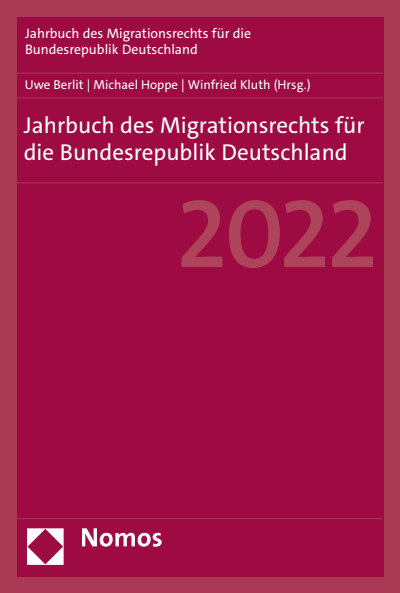 Cover des Buchs: Jahrbuch des Migrationsrechts für die Bundesrepublik Deutschland 2022