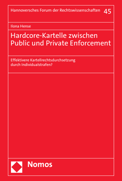 Cover of book: Hardcore-Kartelle zwischen Public und Private Enforcement