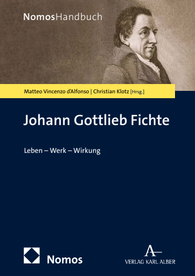 Cover of book: Johann Gottlieb Fichte
