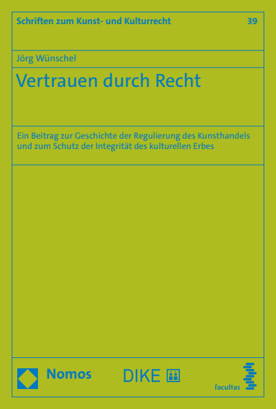 Cover des Buchs: Vertrauen durch Recht