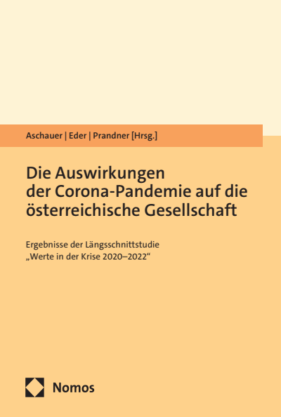 Cover des Buchs: Die Auswirkungen der Corona-Pandemie auf die österreichische Gesellschaft