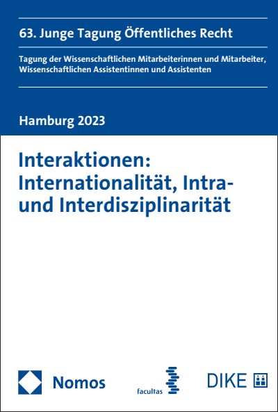 Cover des Buchs: Interaktionen: Internationalität, Intra- und Interdisziplinarität