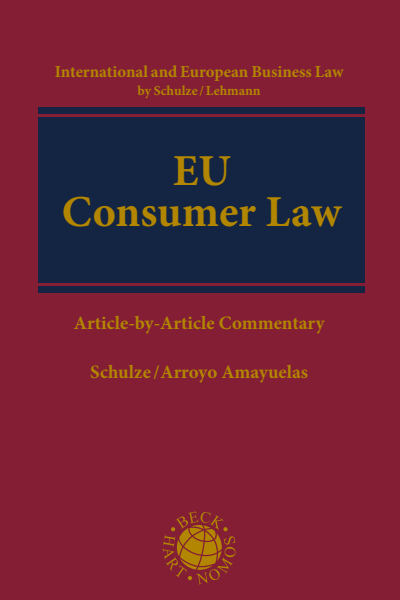 Cover of book: EU Consumer Law