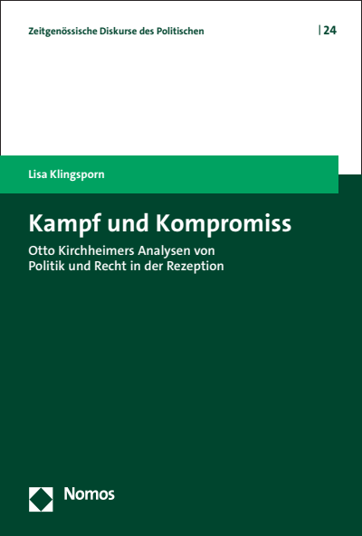 Cover of book: Kampf und Kompromiss