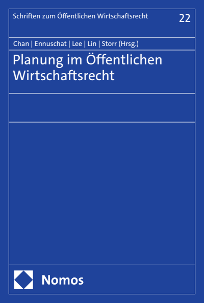 Cover of book: Planung im Öffentlichen Wirtschaftsrecht
