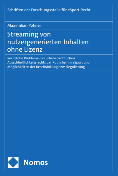 Cover of book: Streaming von nutzergenerierten Inhalten ohne Lizenz