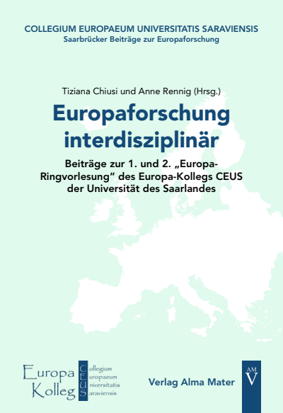 Cover of book: Europaforschung interdisziplinär