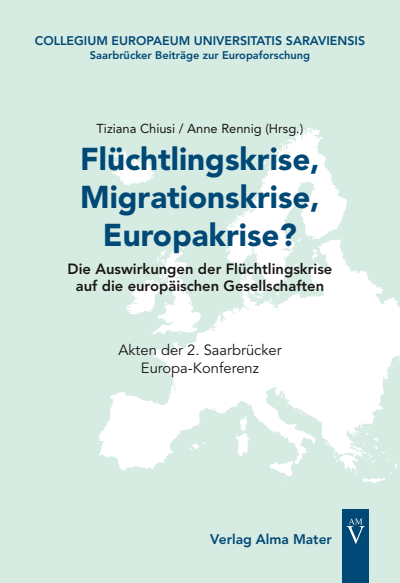 Cover of book: Flüchtlingskrise, Migrationskrise, Europakrise?