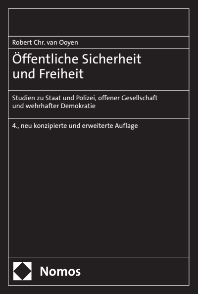 Cover of book: Öffentliche Sicherheit und Freiheit