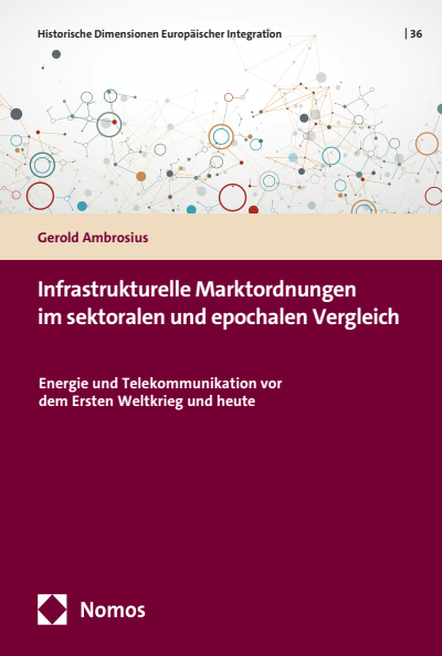 Cover of book: Infrastrukturelle Marktordnungen im sektoralen und epochalen Vergleich