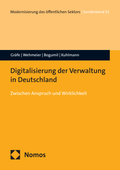 Cover des Buchs: Digitalisierung der Verwaltung in Deutschland