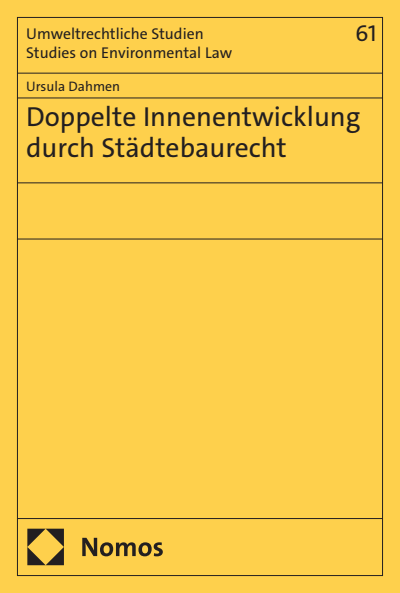 Cover des Buchs: Doppelte Innenentwicklung durch Städtebaurecht