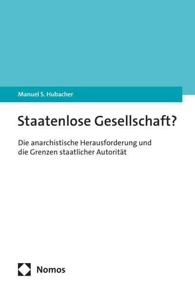 Cover of book: Staatenlose Gesellschaft?