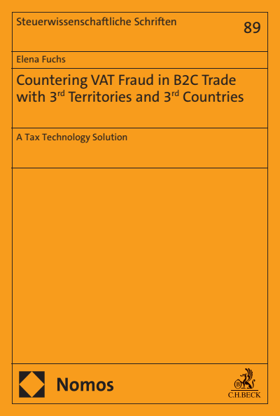 Cover of book: Countering VAT Fraud in B2C Trade with 3rd Territories and 3rd Countries