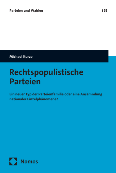 Cover of book: Rechtspopulistische Parteien