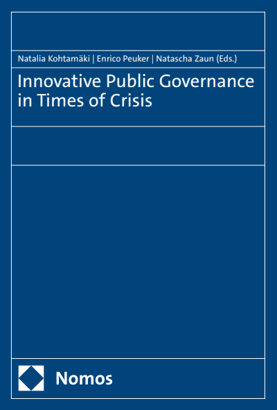 Cover des Buchs: Innovative Public Governance in Times of Crisis