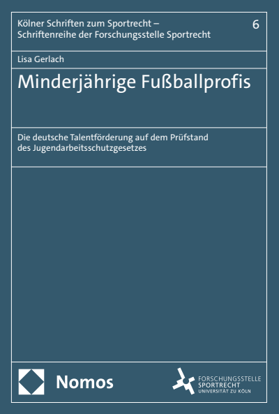 Cover of book: Minderjährige Fußballprofis
