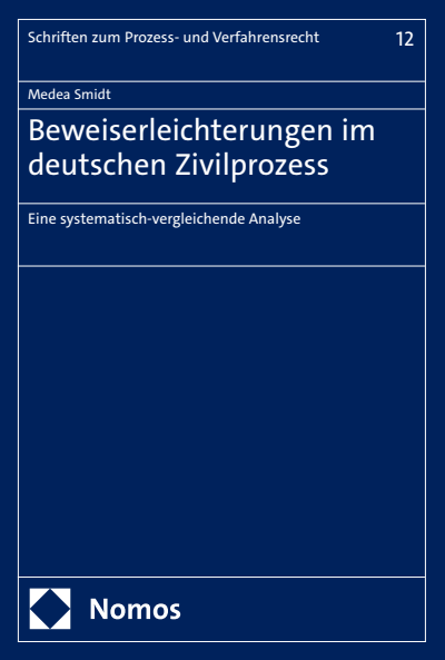 Cover des Buchs: Beweiserleichterungen im deutschen Zivilprozess