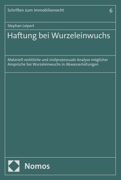 Cover des Buchs: Haftung bei Wurzeleinwuchs