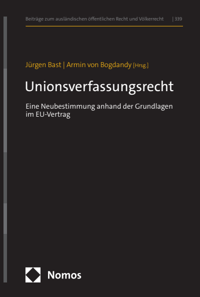 Cover of book: Unionsverfassungsrecht